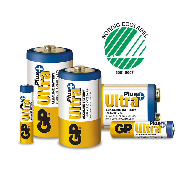 miljömärkta engångsbatterier